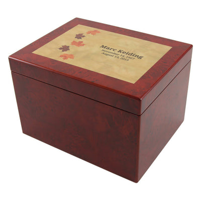 Autumn Leaves Memory Chest - Birdsong